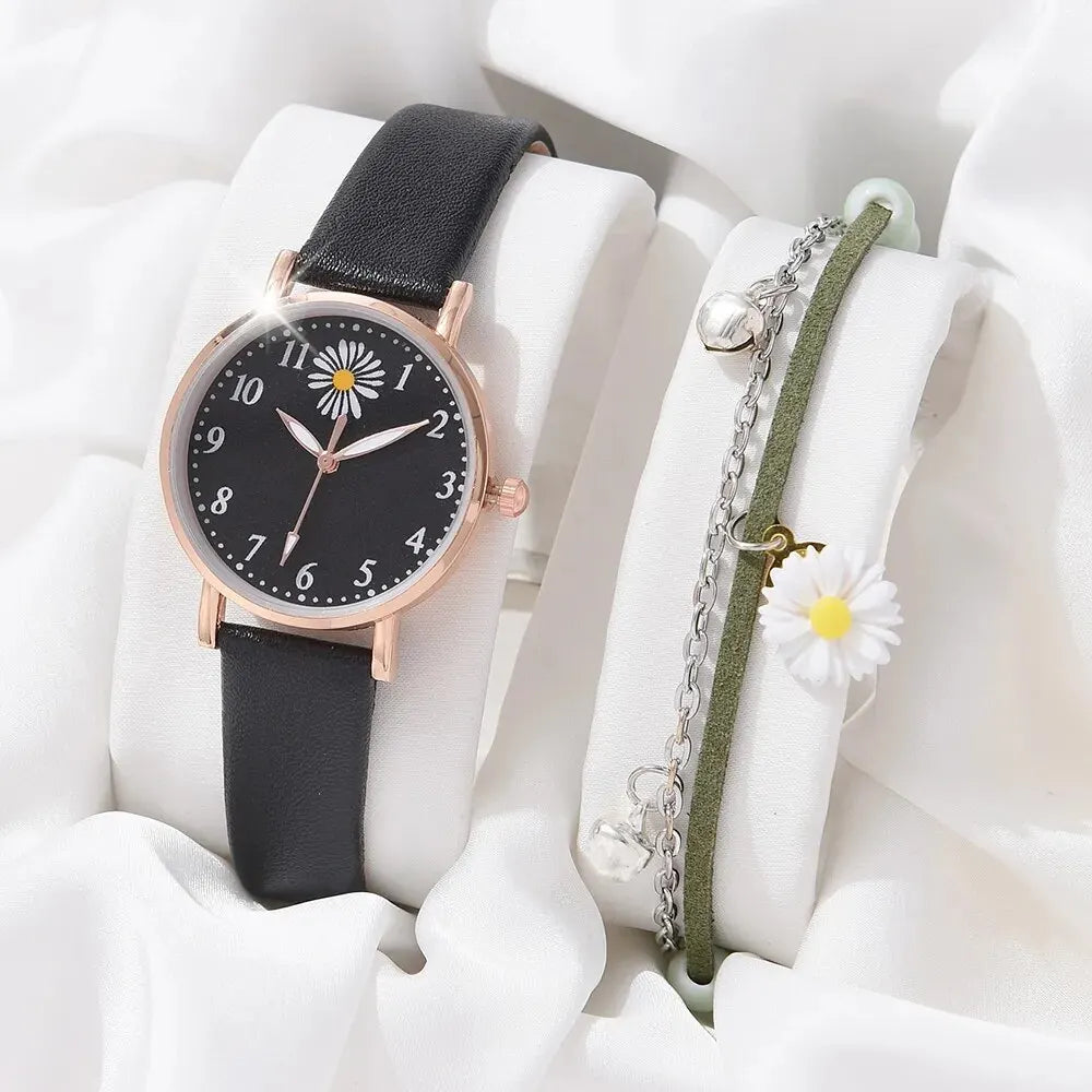 MEGIR - Montre Femmes Robe Romantique - Quartz Horloge