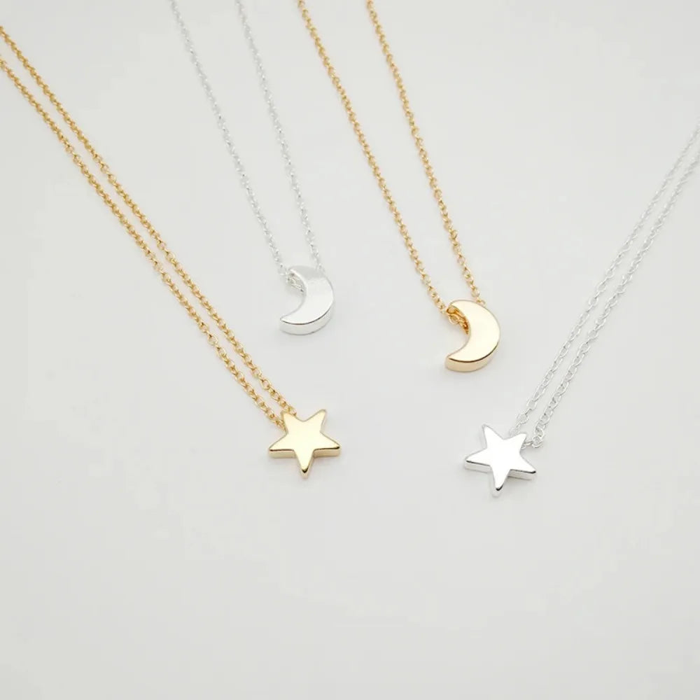Collier Choker Chaîne Étoile Cœur - Bijou Femme Tendance