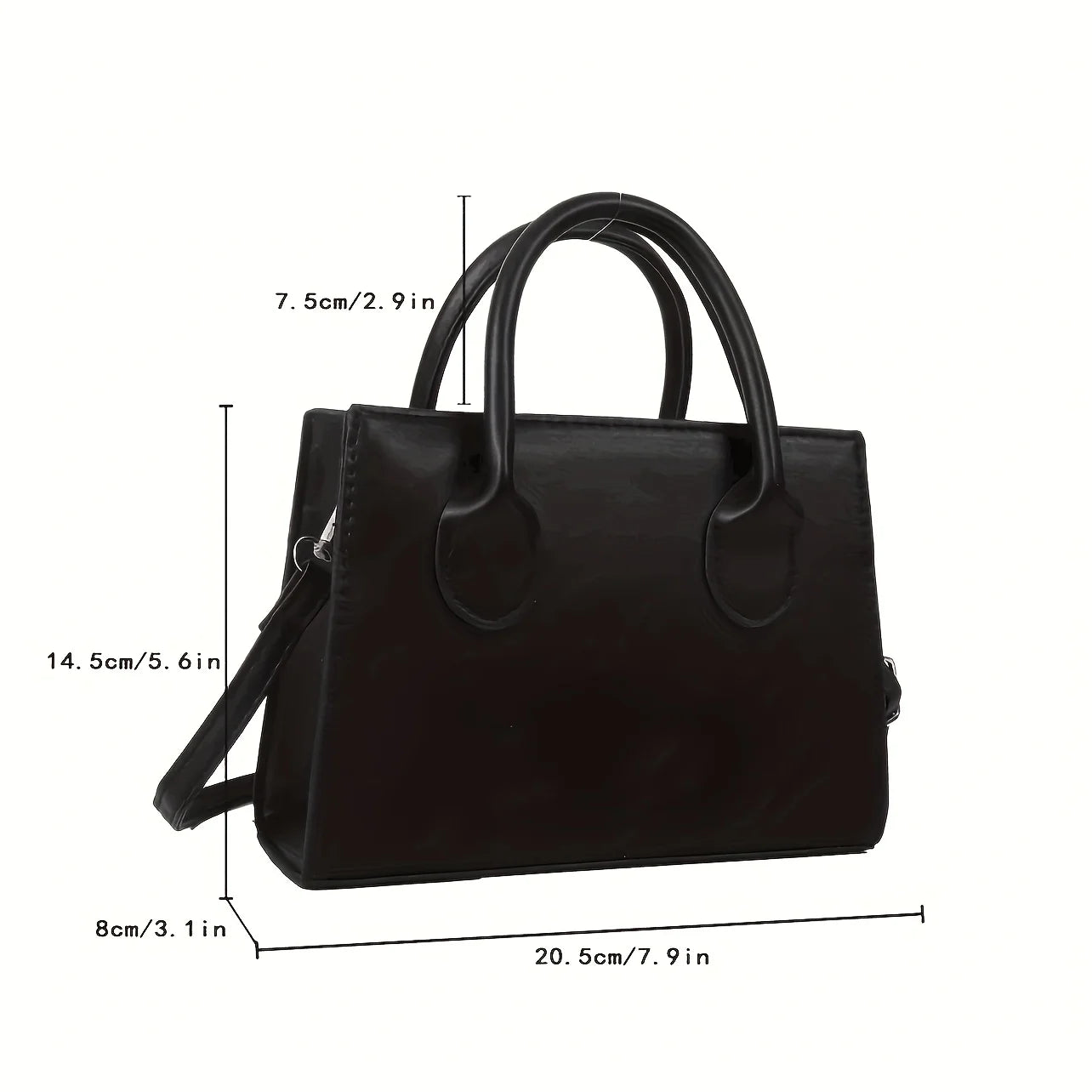 Sac à Main Femme Carré Minimaliste - Sac Bandoulière Designer FXZLLQ