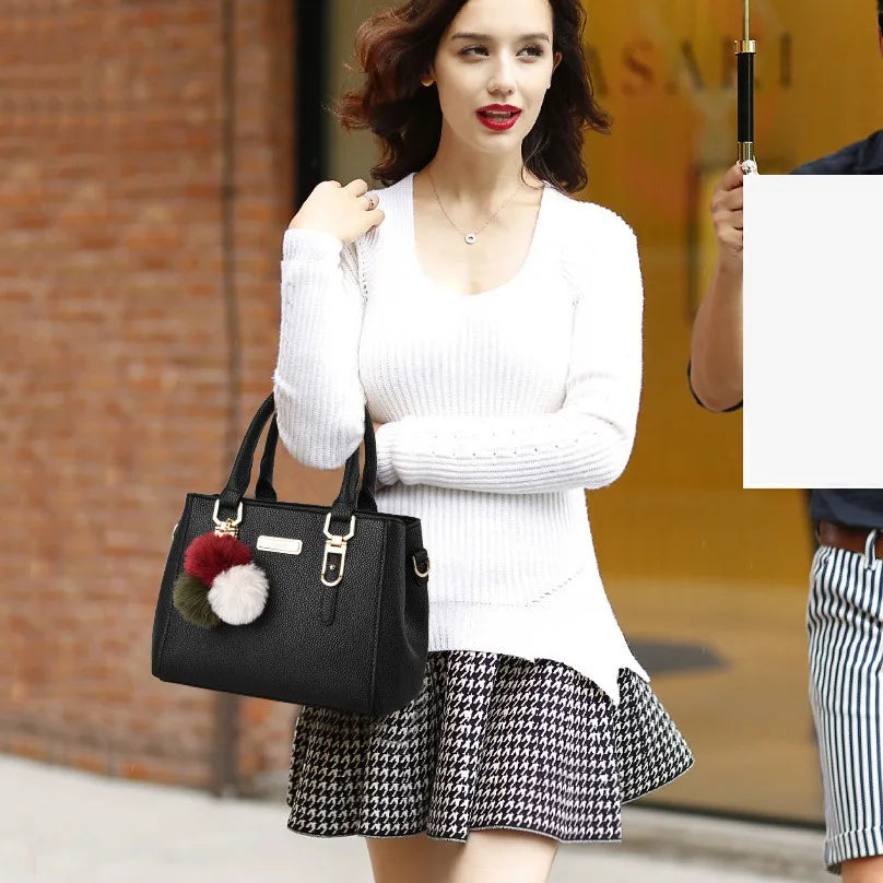 Sac à Main Femme Grande Capacité Cuir PU - Sac Bandoulière Messenger Fashion
