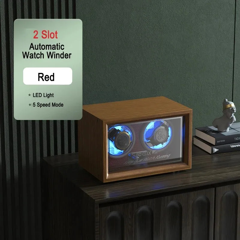 Remontoir Montres Automatiques IBBETON - Moteur Japonais Silencieux - LED - 1, 2 ou 4 Montres