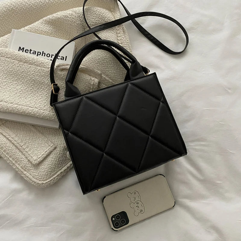 Sac à Main Femme Grande Capacité Cuir PU - Sac Bandoulière Casual Fashion