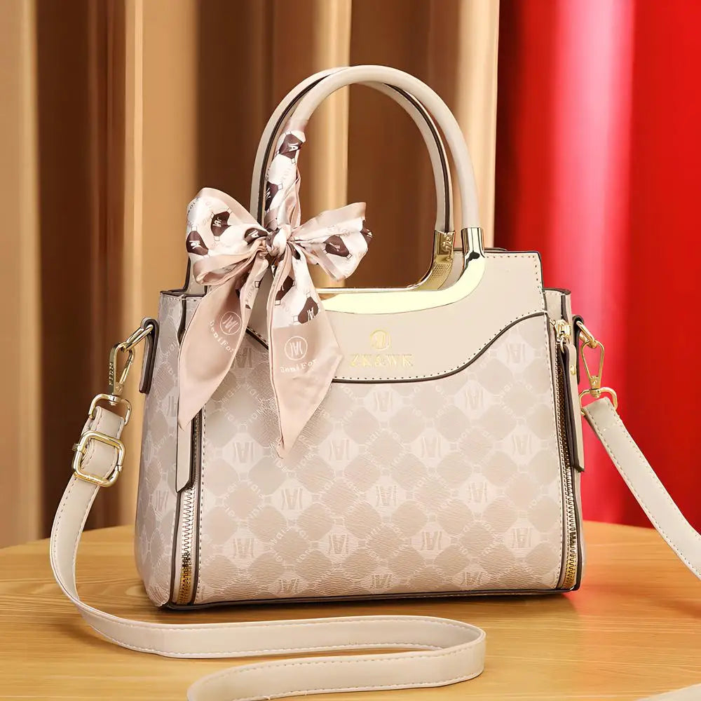 Sac à Main Femme Poignée Supérieure Foulard Décoratif - Cabas Imprimé YYW