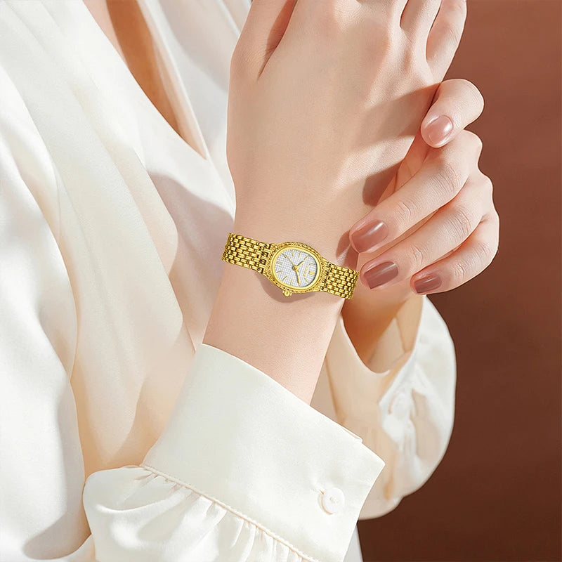 Montre Femme LIGE 2026 Luxe - Bracelet Acier Étanche Élégante Quartz