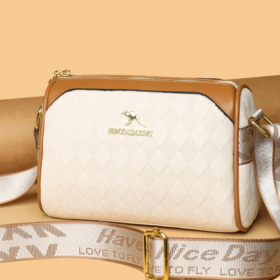 Sac à Main Femme Luxe 3 Couches Cuir PU - Sac Bandoulière Designer AMYMANG