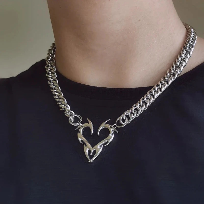 Collier Pendentif Croix Zircon - Or/Argent - Bijou Tendance Mixte