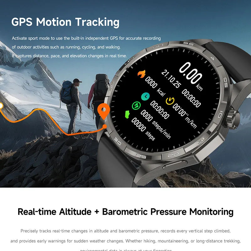 Montre Connectée Sport 2026 AMOLED NFC - Always Display, Appels Bluetooth, GPS, IP67, 30 Jours Autonomie