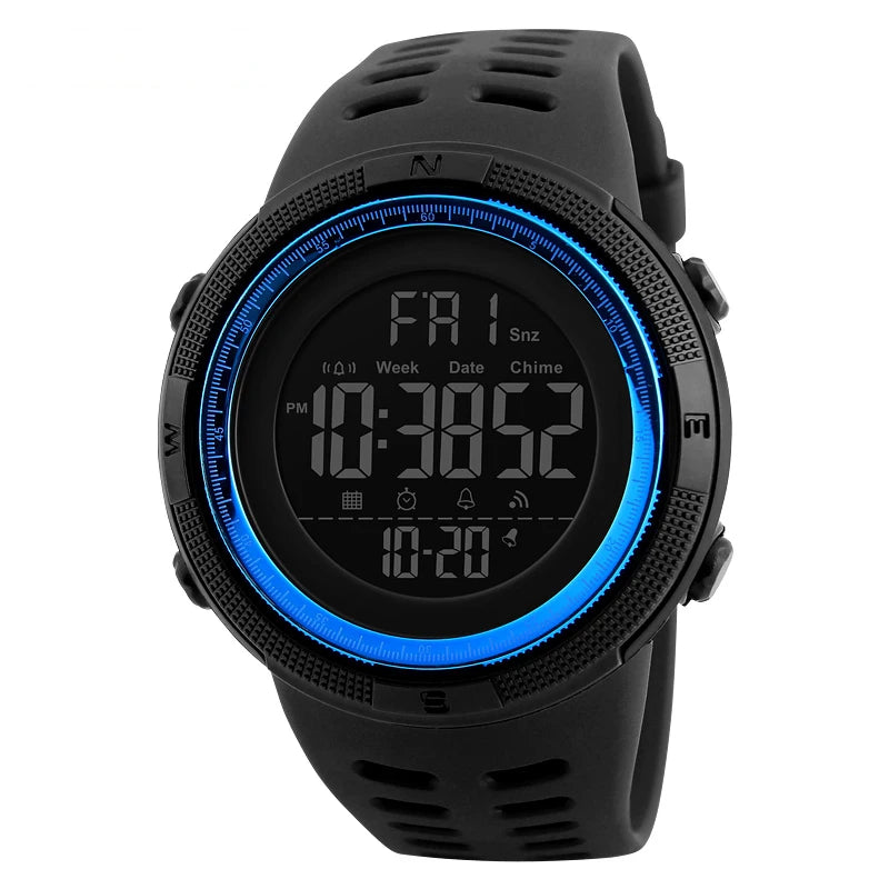 SKMEI - Montre Homme 1251 Sport Digitale Multifonctions Étanche 50M