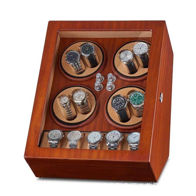 Remontoir à Montres ROLEX Automatiques 8+5 Bois - Coffret Luxe Rolex Rotation XISIDON