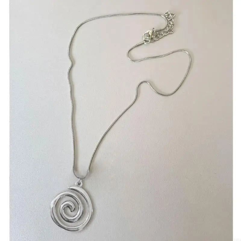 Collier Pendentif Cercle Rond Chaîne Clavicule Ajustable - Bijou Femme Élégant