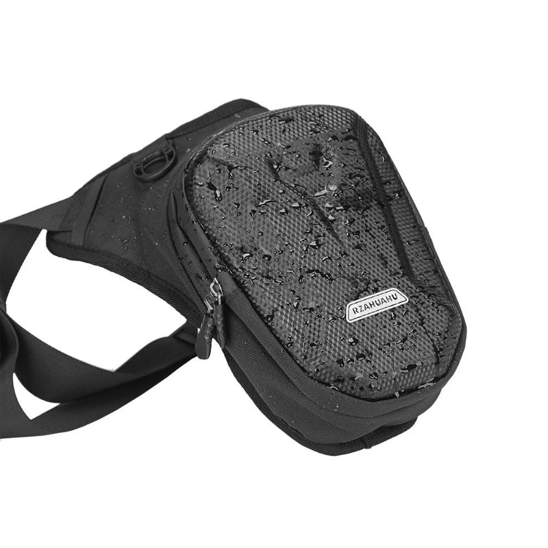 Sacoche Homme - Femme de Jambe Moto EVA Coque Rigide - Sacoche Latérale Téléphone Outdoor