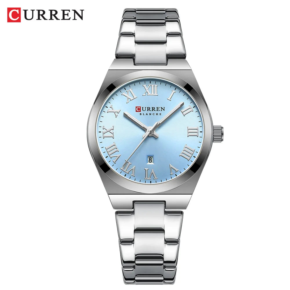 Montre Femme CURREN Mode - Acier Inoxydable Or Étanche Quartz Romantique