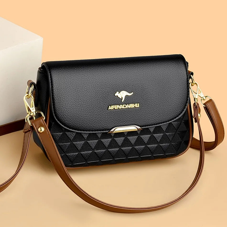 Sac à Main Femme Luxe Cuir Synthétique - Sac Bandoulière Designer VANDERWAH
