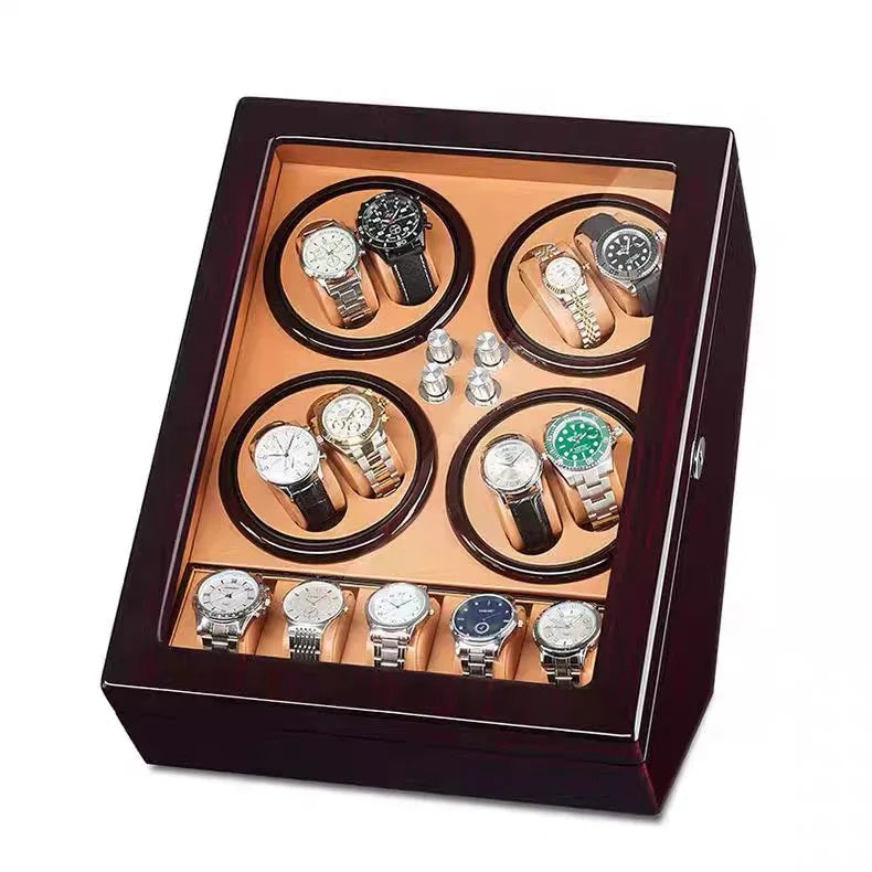 Remontoir à Montres ROLEX Automatiques 8+5 Bois - Coffret Luxe Rolex Rotation XISIDON