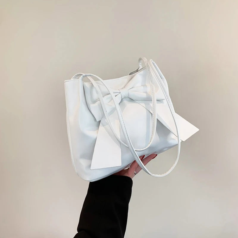 Sac à Main Femme Nœud Fashion - Bandoulière - Polyvalent - Shopping - Dumpling - Cuir PU