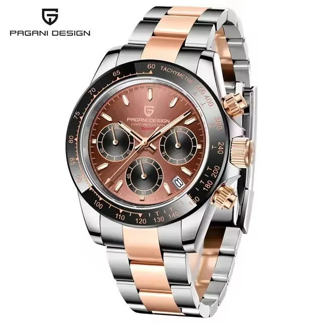 Montre Homme PAGANI DESIGN 2026 Chronographe Sport - Quartz Verre Saphir 100M