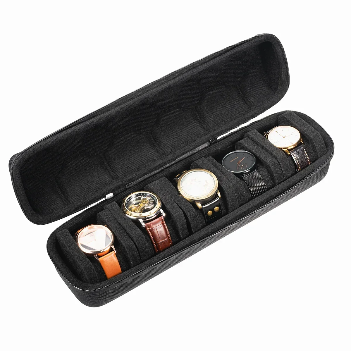 Boîte à Montres Portable - Cuir - Organisateur Voyage - Homme Femme - Montres Intelligentes