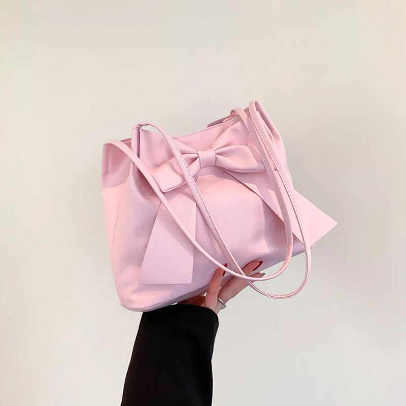 Sac à Main Femme Nœud Fashion - Bandoulière - Polyvalent - Shopping - Dumpling - Cuir PU