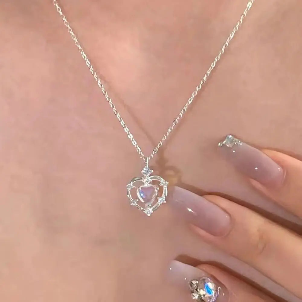 Collier Court Chaîne Perles Géométrique Bohème - Bijou Femme Tendance