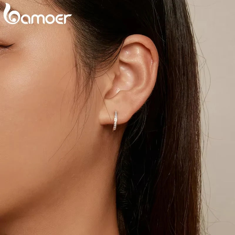Boucles d'Oreilles Femmes Argent 925 Opale Rose - Bijou Femme Élégant