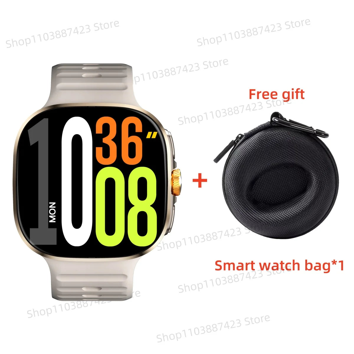 Montre Connectée M99 2026 - Écran AMOLED 2,4 Pouces Carte SIM GPS WiFi Caméra 190° Android 10.0
