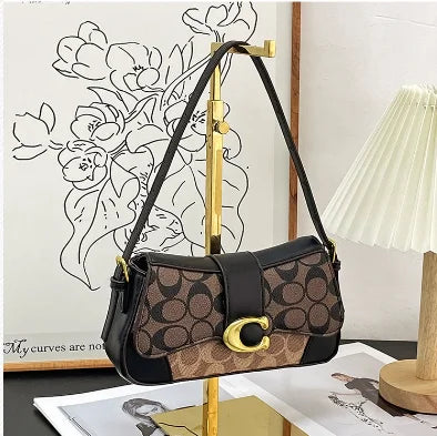 Sac à Main Femme Mode Haut de Gamme Design Luxe Rétro - Sac Bandoulière Tendance Exquis