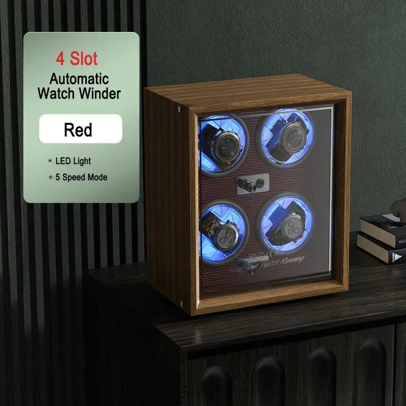 Remontoir Montres Automatiques IBBETON - Moteur Japonais Silencieux - LED - 1, 2 ou 4 Montres