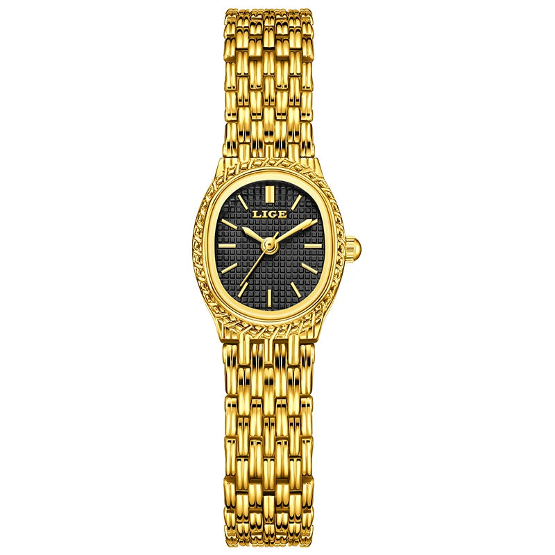 Montre Femme LIGE 2026 Luxe - Bracelet Acier Étanche Élégante Quartz