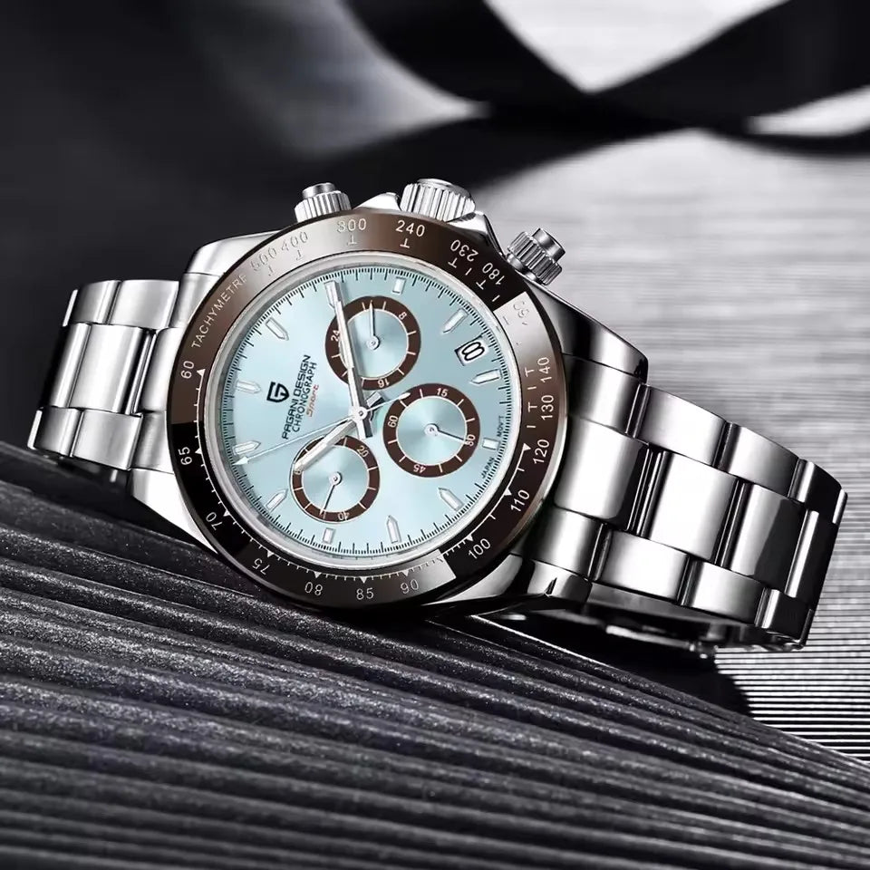 Montre Homme PAGANI DESIGN 2026 Chronographe Sport - Quartz Verre Saphir 100M