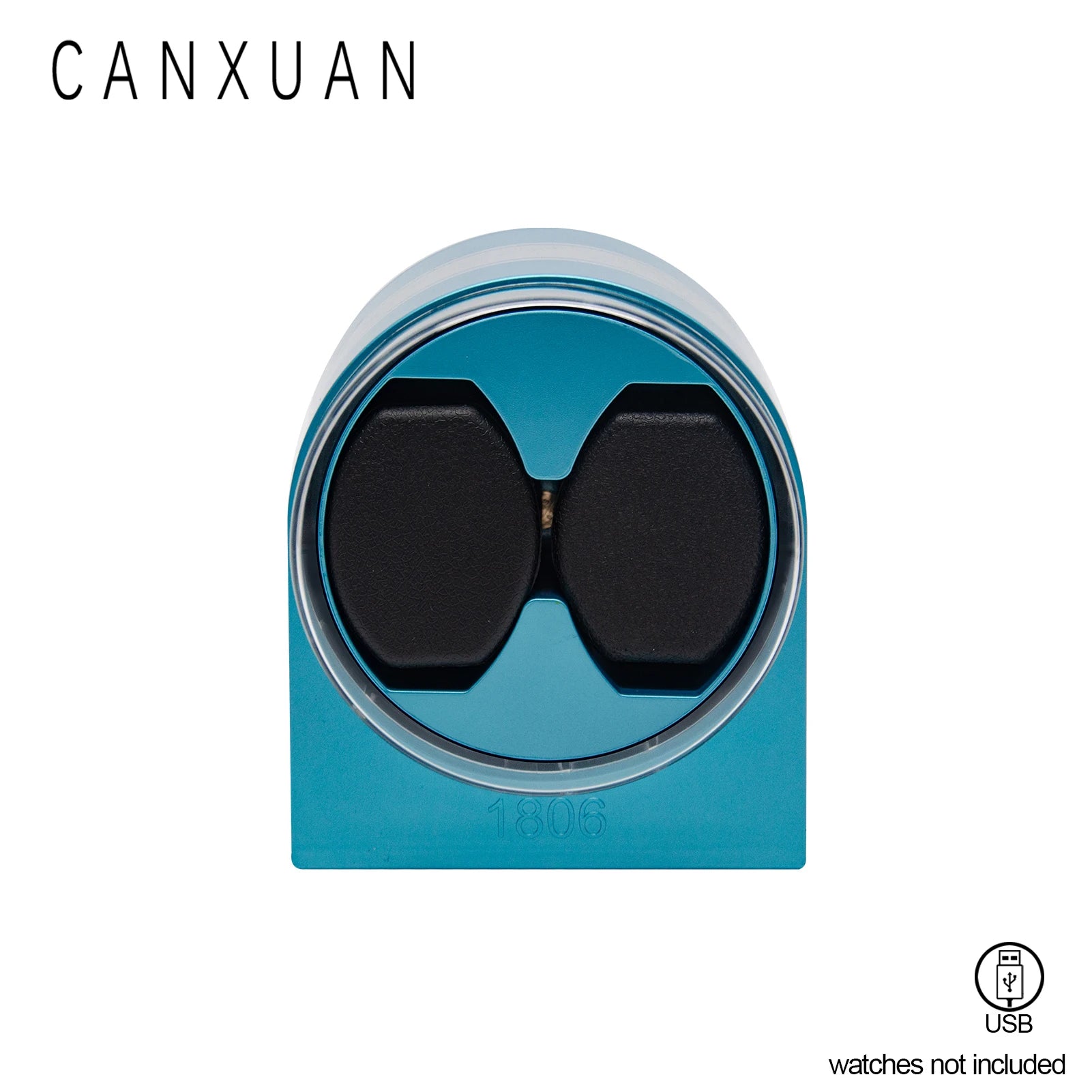 Remontoir à Montres Automatique CANXUAN Simple/Double - Cuir PU - USB - Coussin Doux - Homme Femme - Cadeau