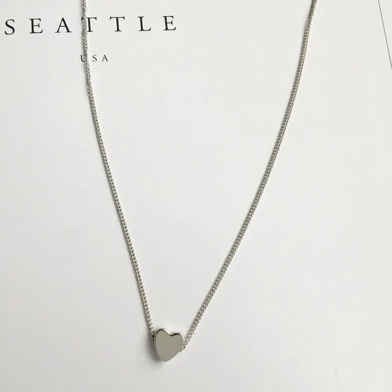 Collier Choker Chaîne Étoile Cœur - Bijou Femme Tendance