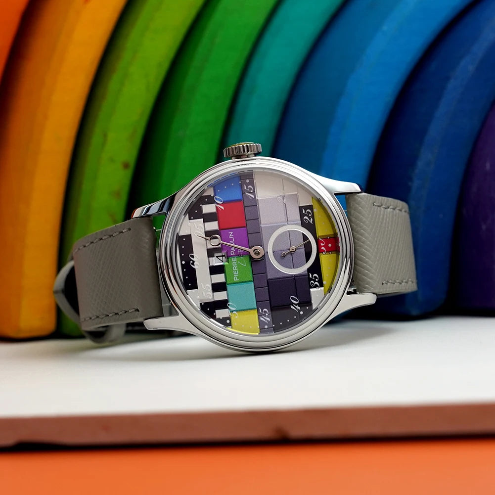 NOUVEAUTES 2026 !!! - Montre Homme Mécanique Automatique Pierre Paulin Jumping Hour Design TV - 38mm Étanche 50M