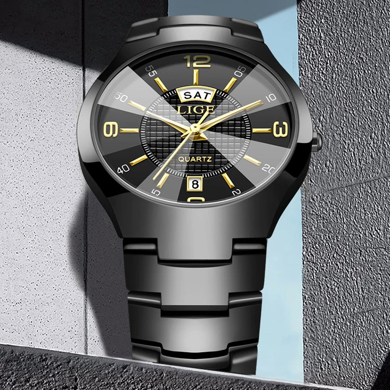 Montre Femme LIGE 2026 Céramique - Élégante Luxe Calendrier Étanche