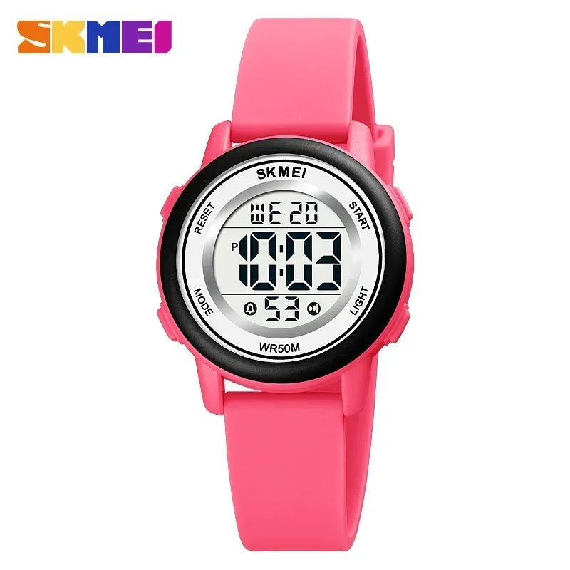 SKMEI - Montre Enfant 1721 Digitale Sport - LED Coloré - Étanche 5 ATM - Alarme