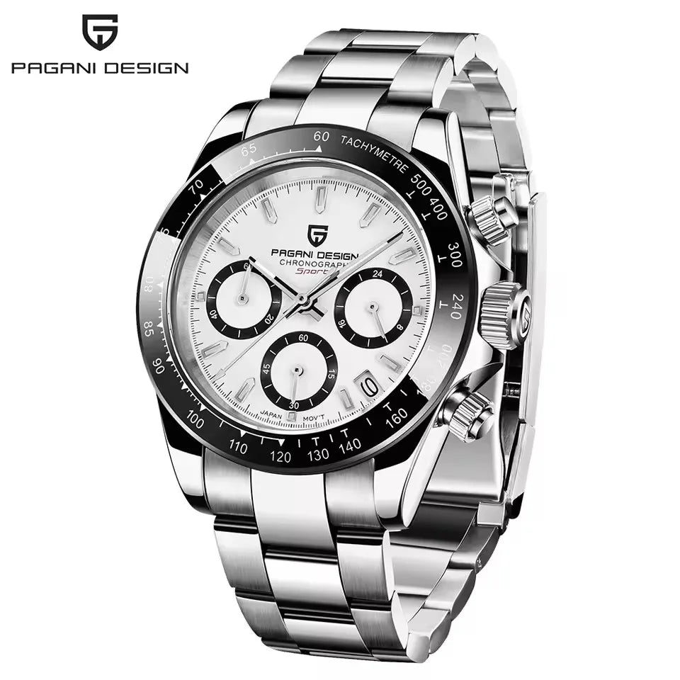 Montre Homme PAGANI DESIGN 2026 Chronographe Sport - Quartz Verre Saphir 100M