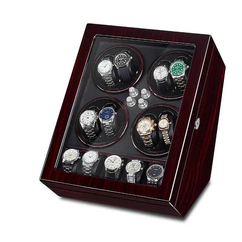 Remontoir à Montres ROLEX Automatiques 8+5 Bois - Coffret Luxe Rolex Rotation XISIDON