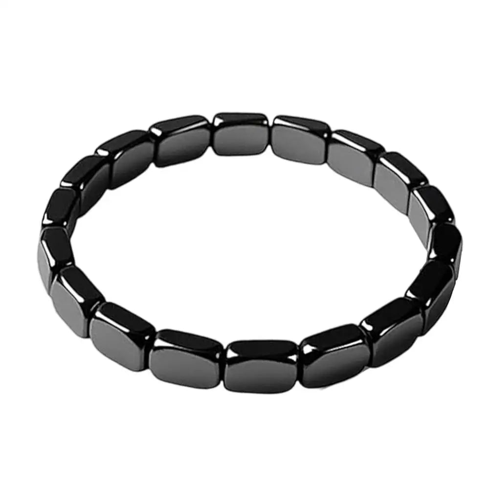 Bracelet Hématite Homme Élégant - Travail Voyage Méditation Masculin