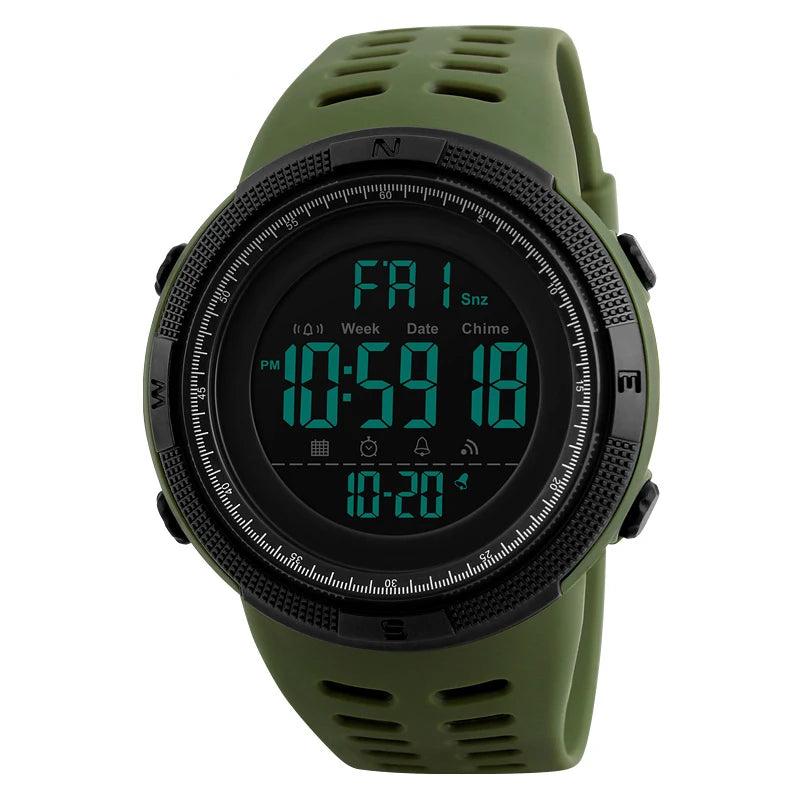 SKMEI - Montre Homme 1251 Sport Digitale Multifonctions Étanche 50M