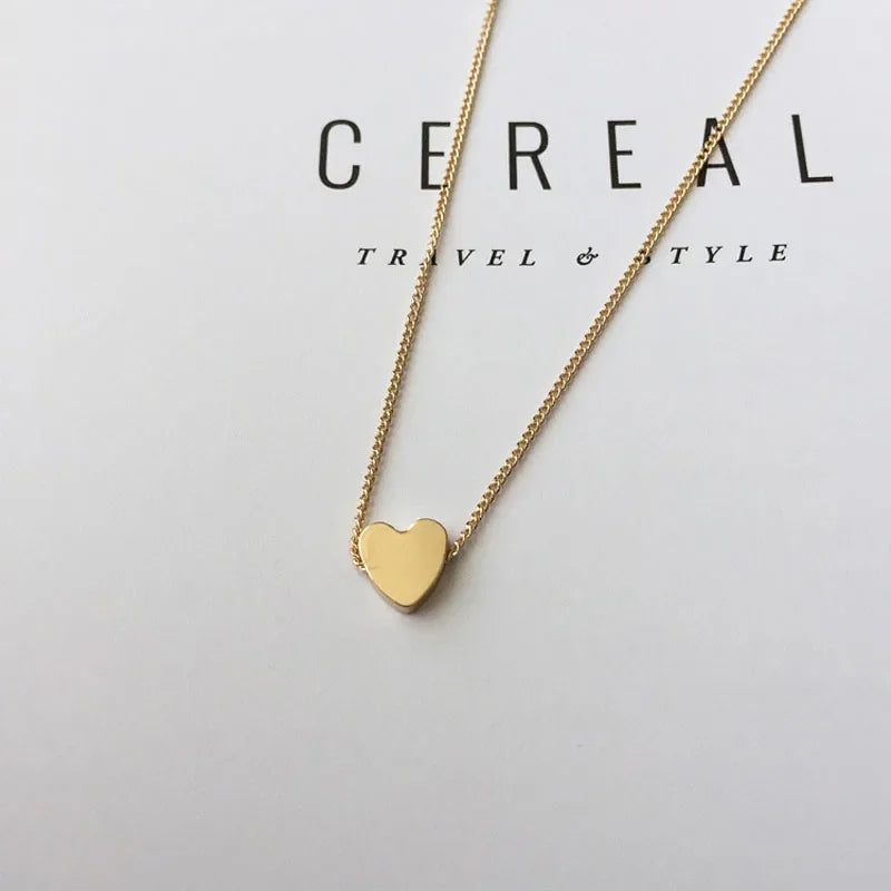 Collier Choker Chaîne Étoile Cœur - Bijou Femme Tendance
