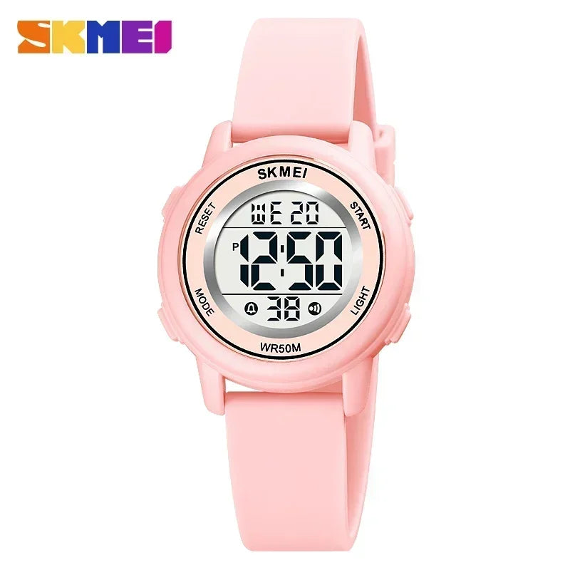 SKMEI - Montre Enfant 1721 Digitale Sport - LED Coloré - Étanche 5 ATM - Alarme