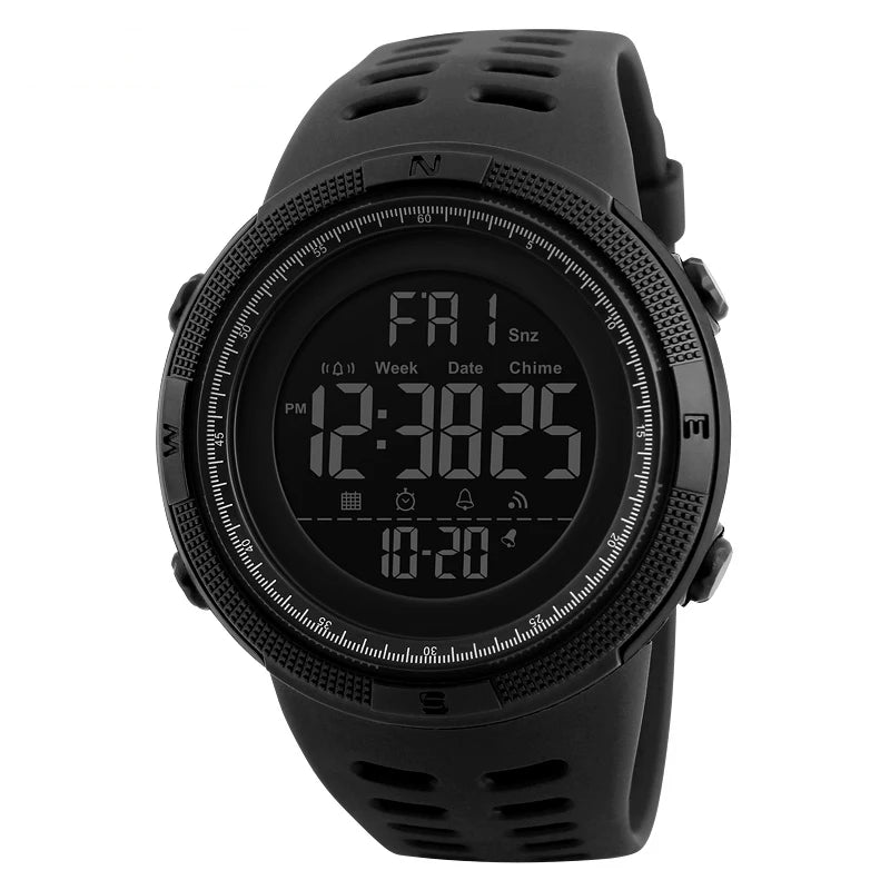 SKMEI - Montre Homme 1251 Sport Digitale Multifonctions Étanche 50M