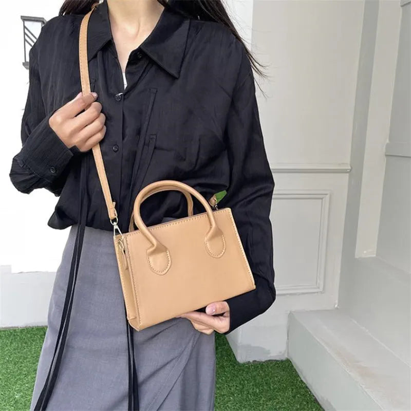 Sac à Main Femme Carré Minimaliste - Sac Bandoulière Designer FXZLLQ