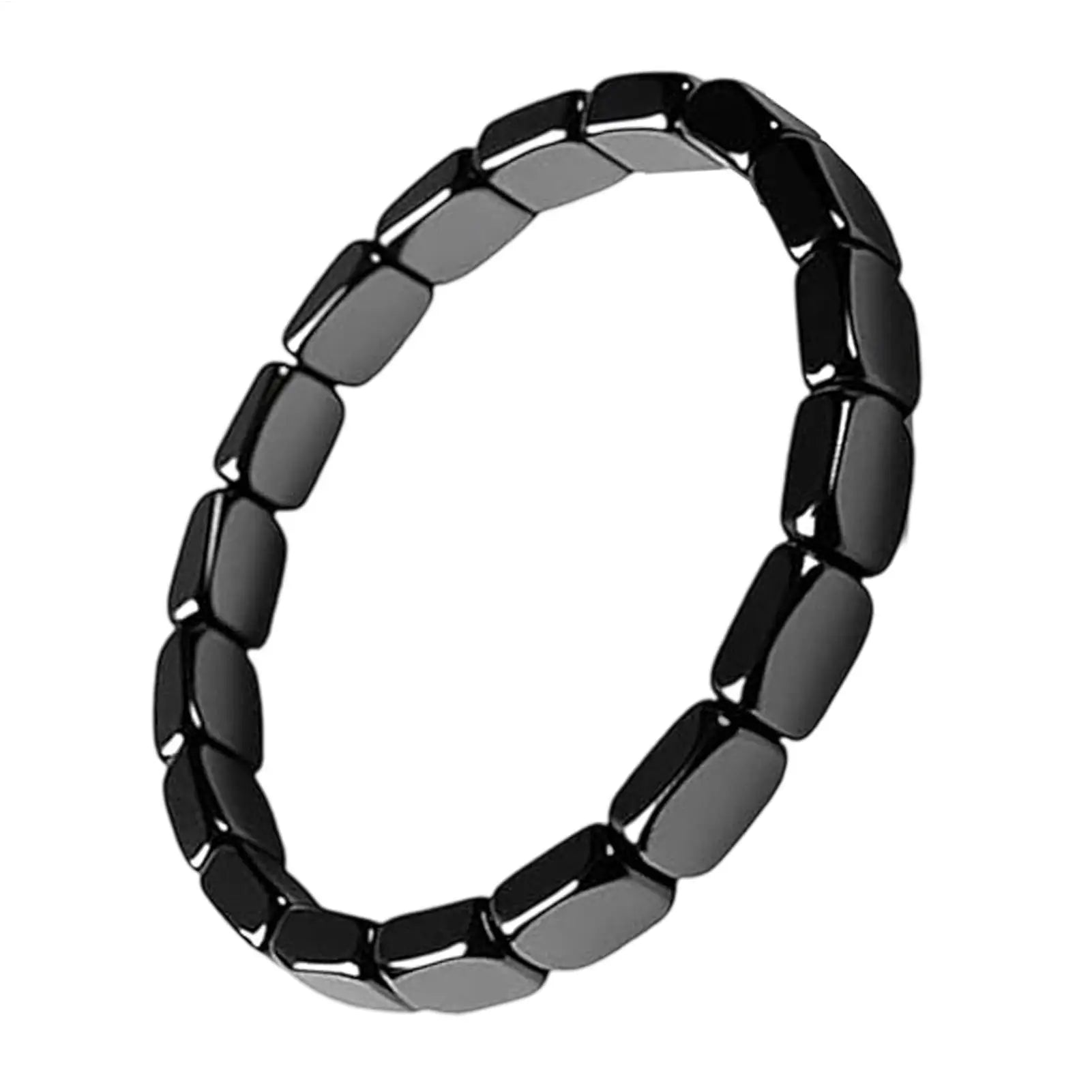 Bracelet Hématite Homme Élégant - Travail Voyage Méditation Masculin