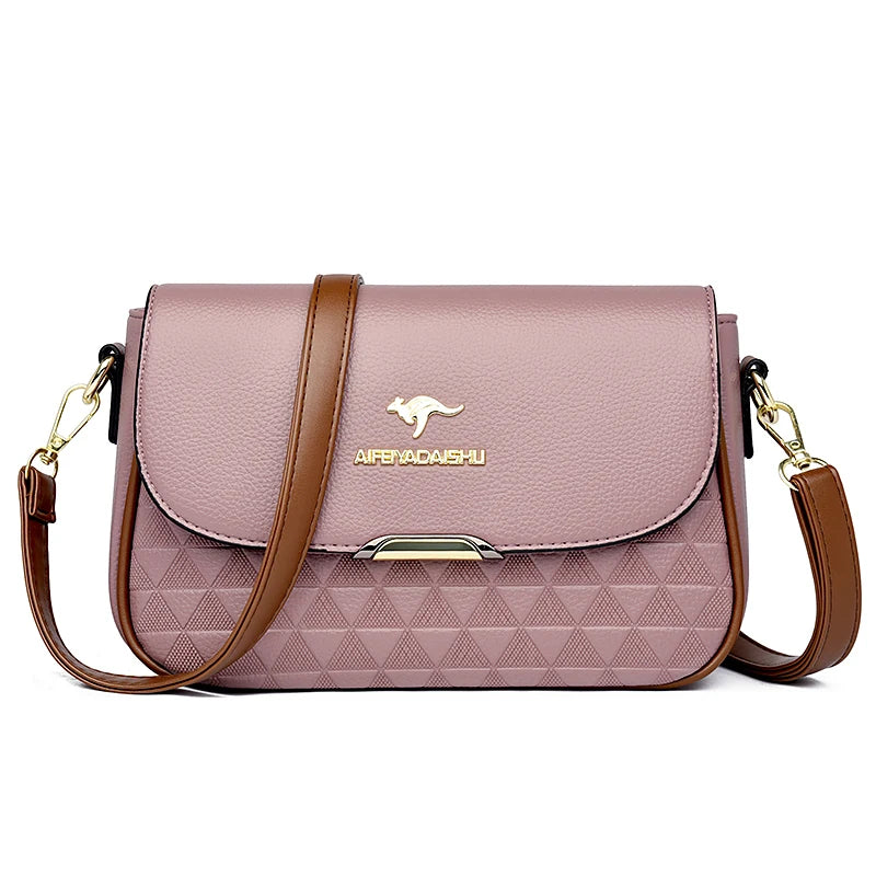 Sac à Main Femme Luxe Cuir Synthétique - Sac Bandoulière Designer VANDERWAH