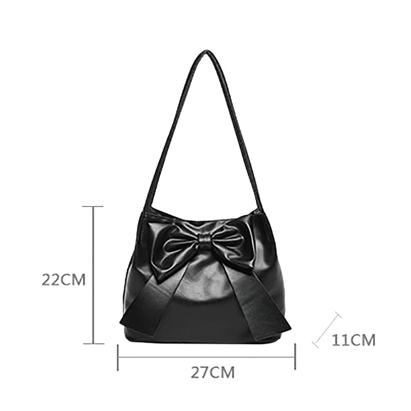 Sac à Main Femme Nœud Fashion - Bandoulière - Polyvalent - Shopping - Dumpling - Cuir PU