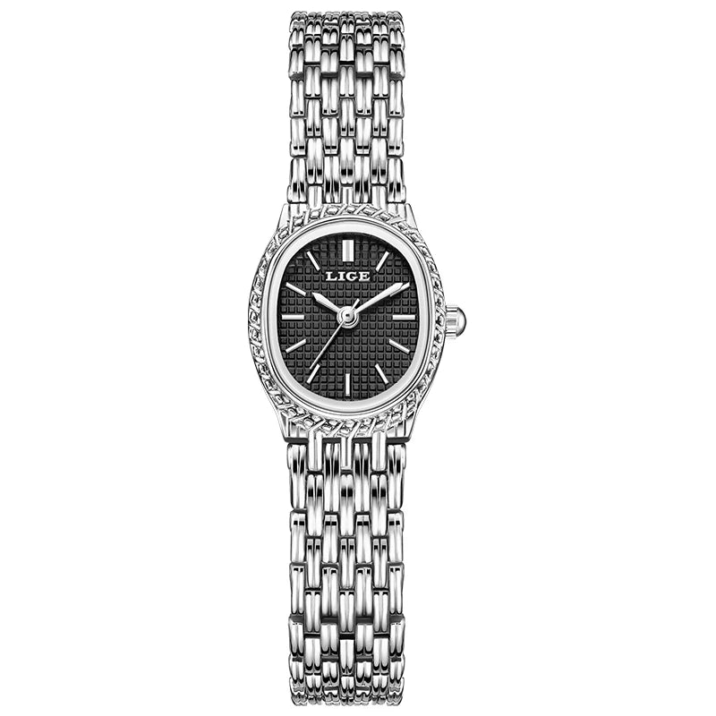 Montre Femme LIGE 2026 Luxe - Bracelet Acier Étanche Élégante Quartz