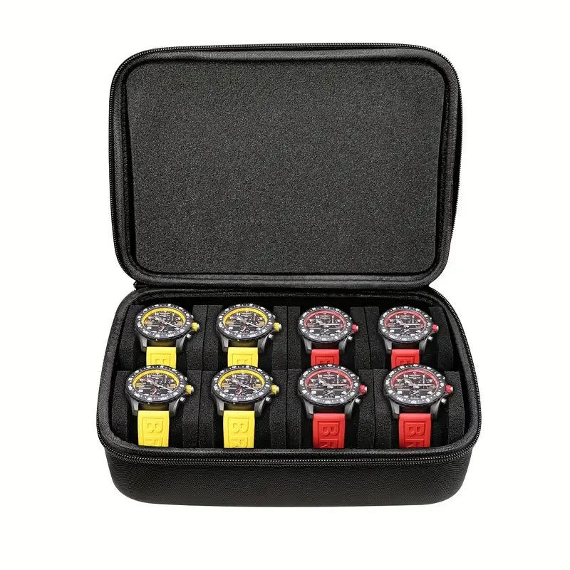 Boîte à Montres - Organisateur 8 Emplacements - Homme - Rangement - Montres Intelligentes jusqu'à 42mm