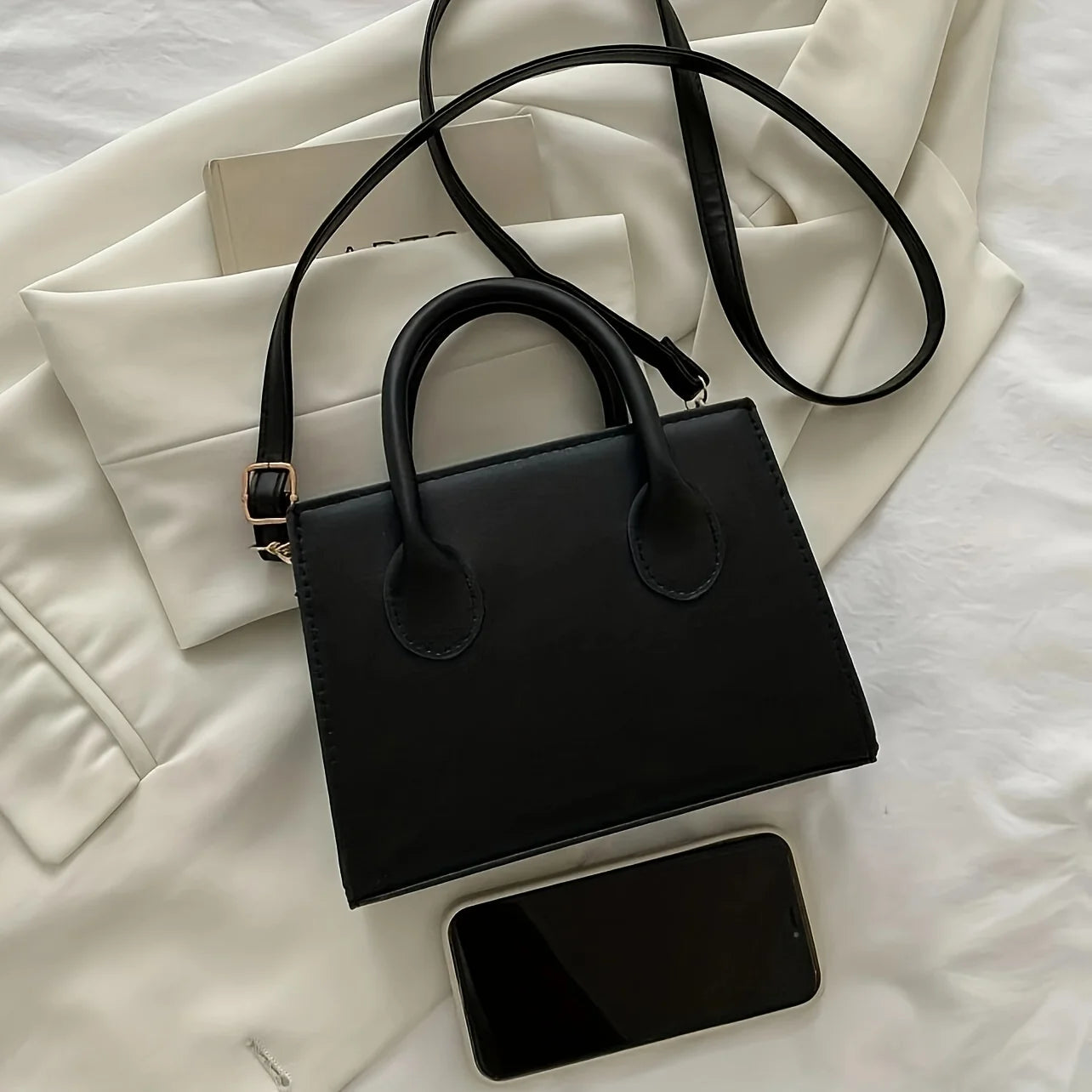 Sac à Main Femme Carré Minimaliste - Sac Bandoulière Designer FXZLLQ