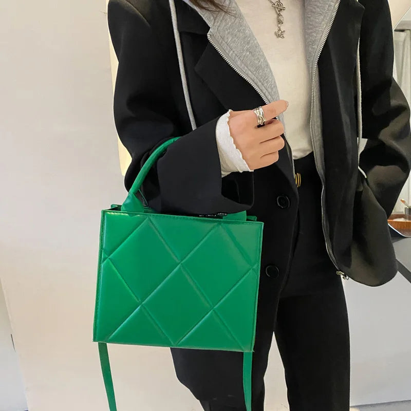Sac à Main Femme Grande Capacité Cuir PU - Sac Bandoulière Casual Fashion