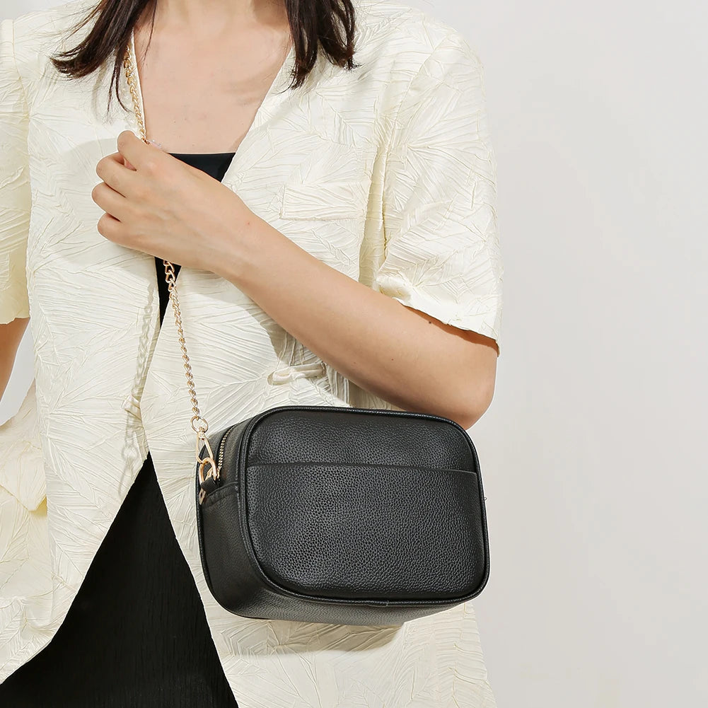 Sac à Main Femme Cuir PU Designer 2025 - Cabas Luxe Bandoulière Messenger